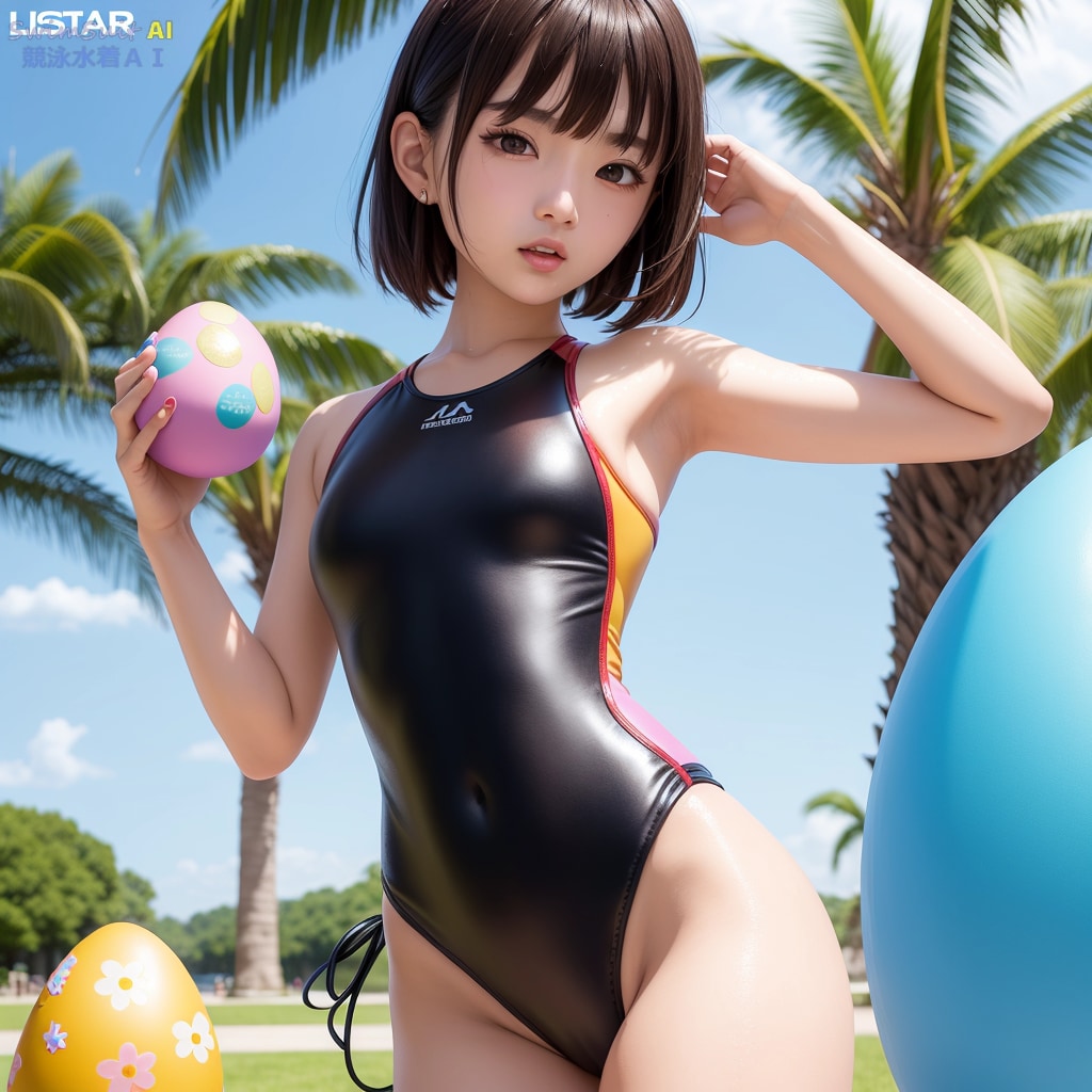 競泳水着イースターフォト編