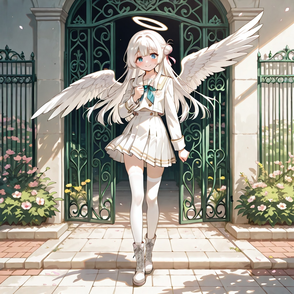天使 のちちぷい学園入学式