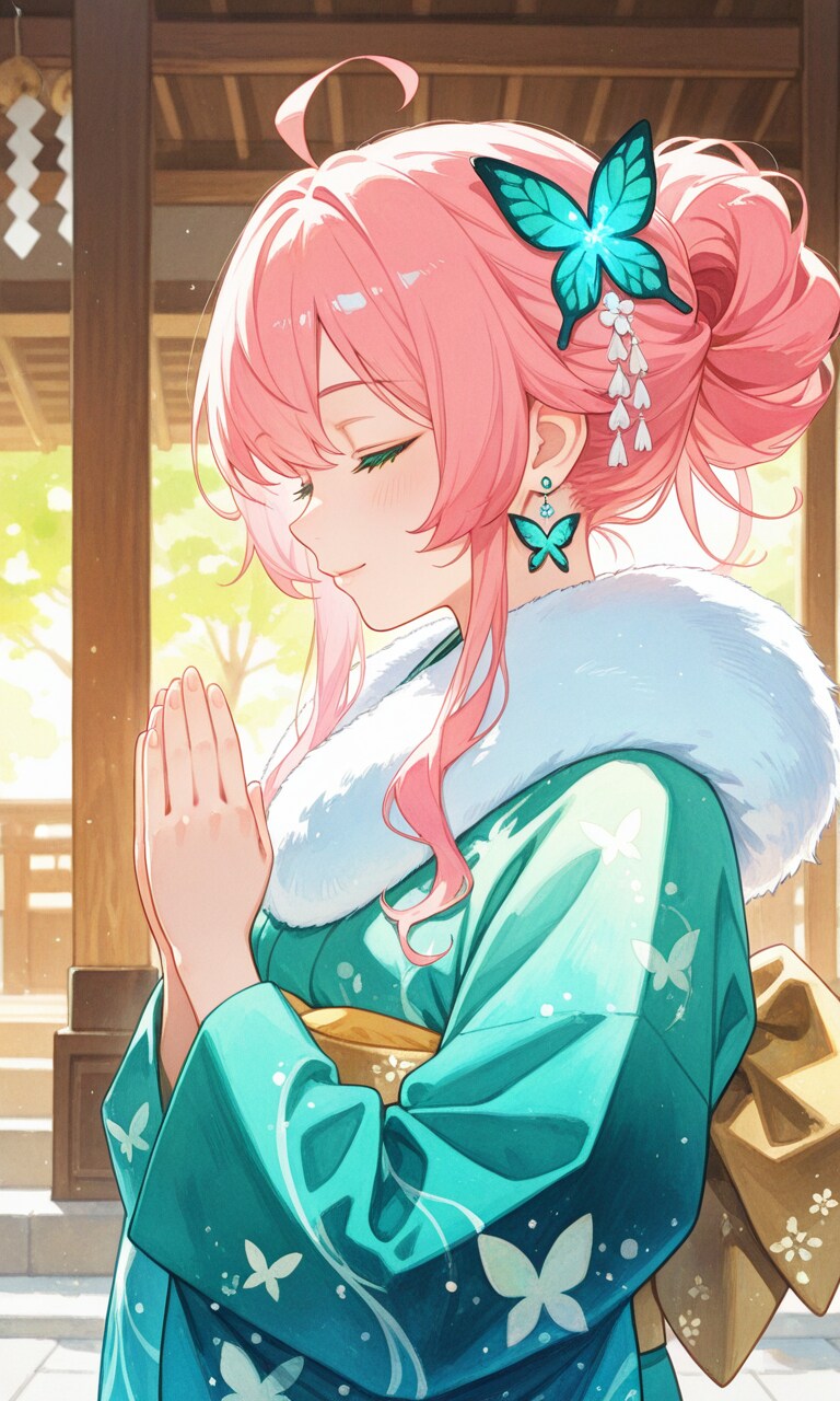 初詣でお詣り | の人気AIイラスト・グラビア