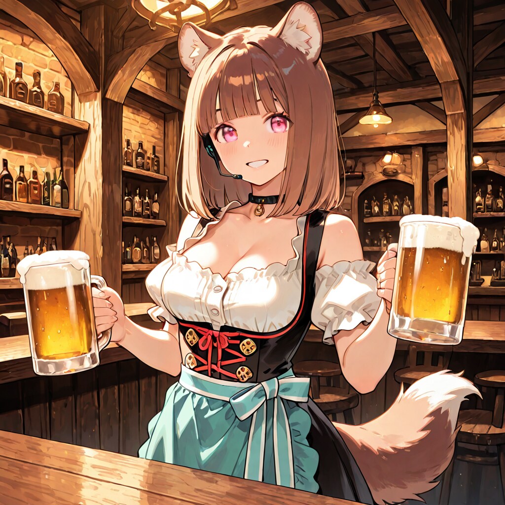 微笑む看板娘の裏の顔 | の人気AIイラスト・グラビア