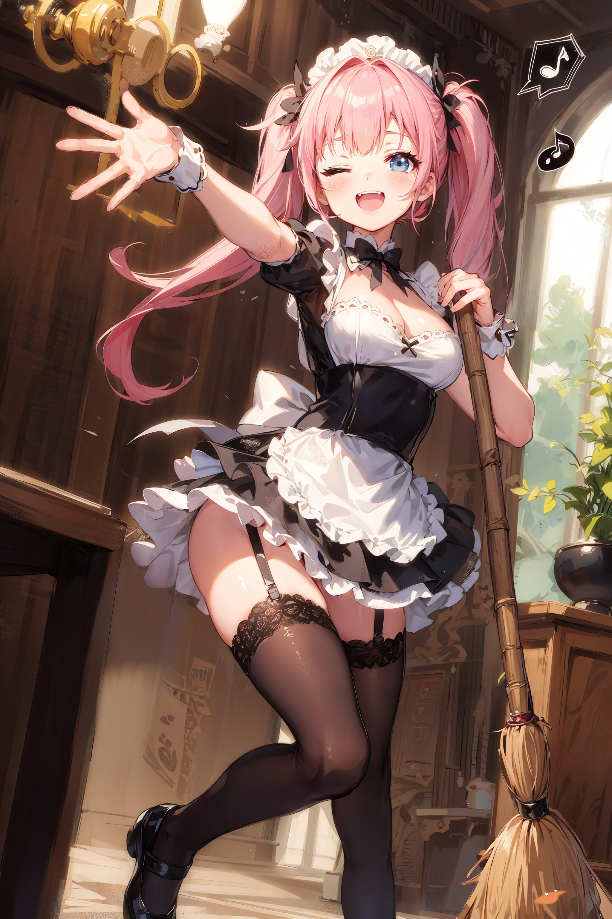 アイドルに憧れるメイドちゃん