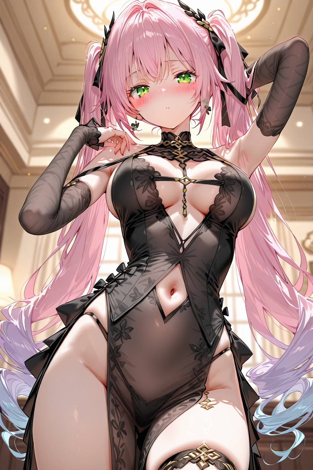 【簡単呪文】セクシーポーズ　by #QILIN 縦長画像