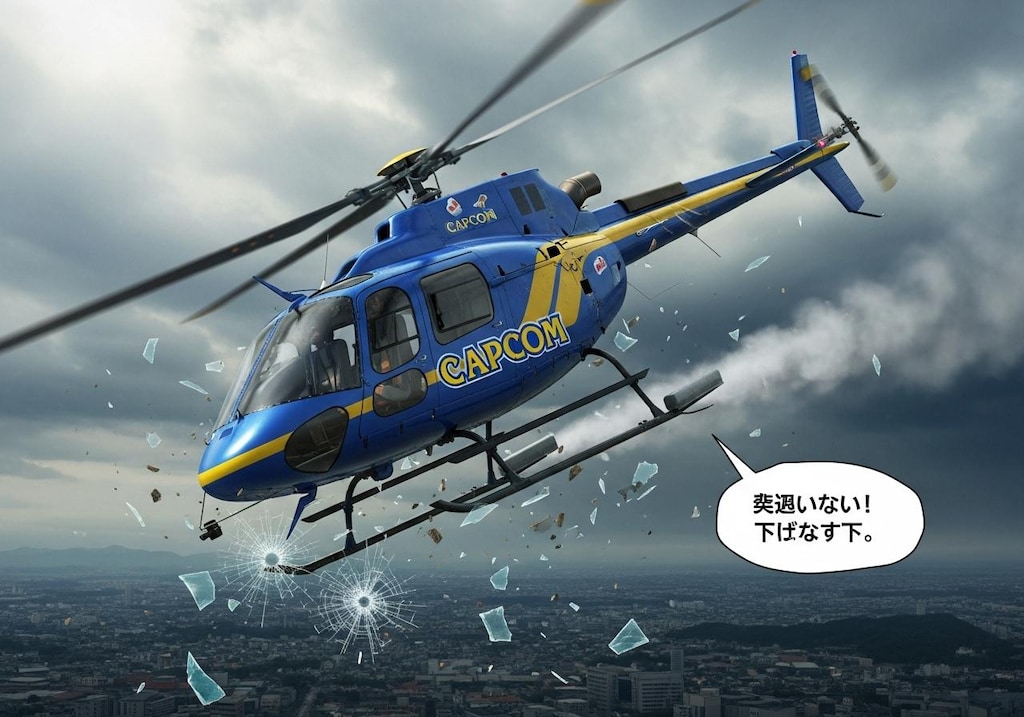 ヘリコプターにも喋ってもらった