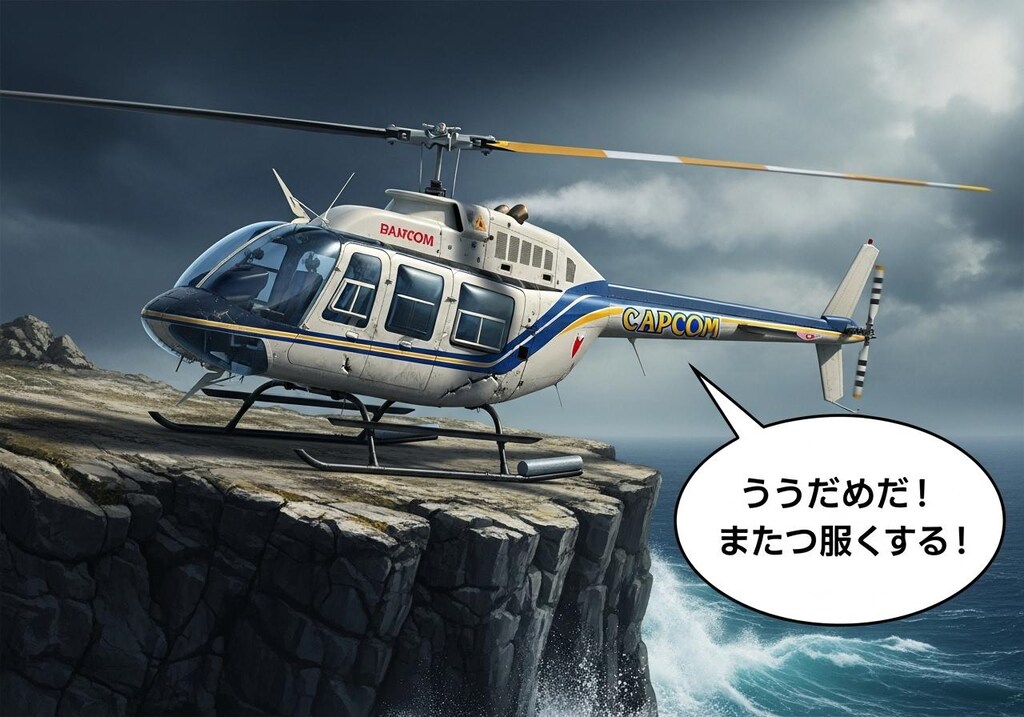 ヘリコプターにも喋ってもらった