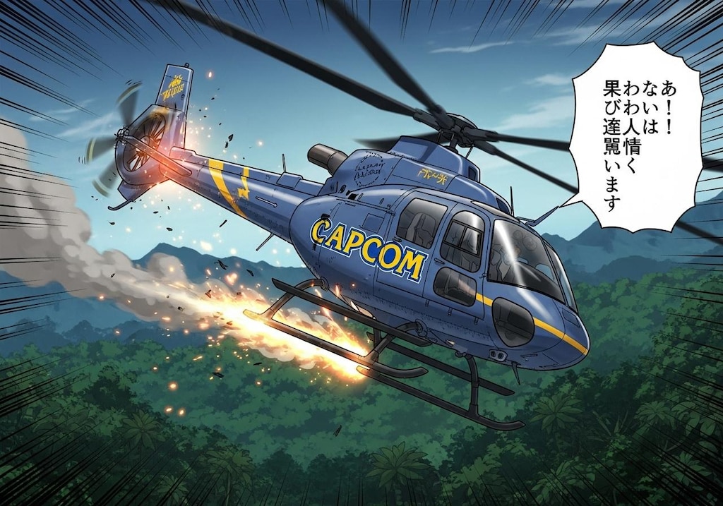 ヘリコプターにも喋ってもらった