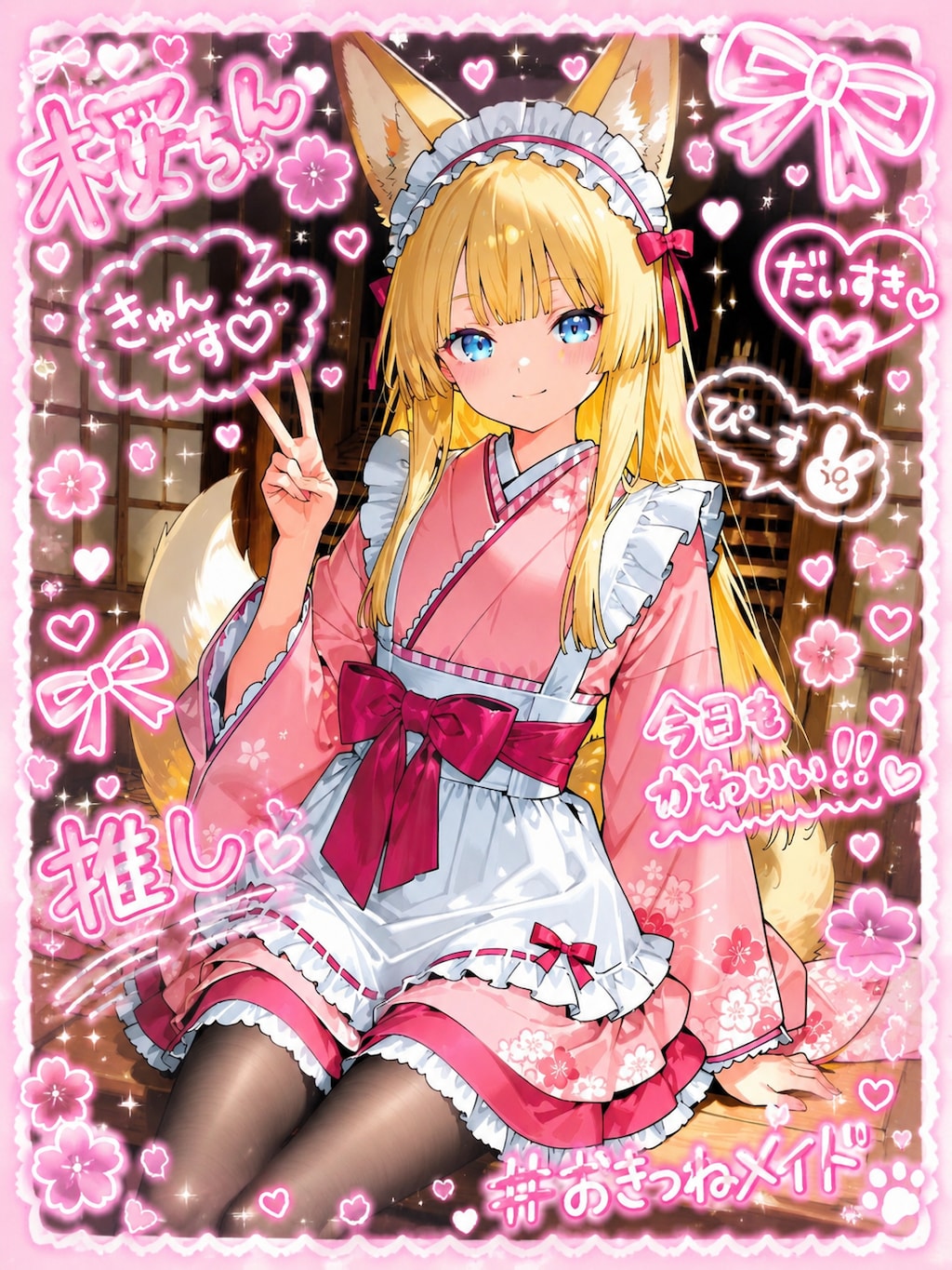 うちのメイドでデコフォト