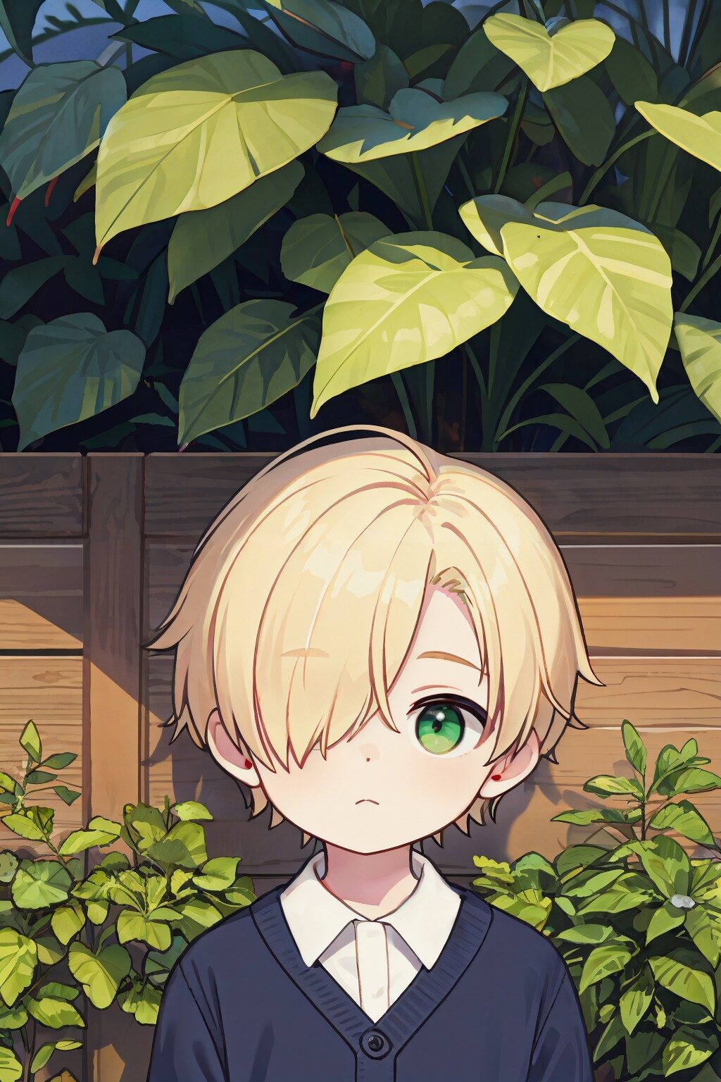 メカクレショタ