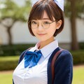 眼鏡と女子高校生 2枚目