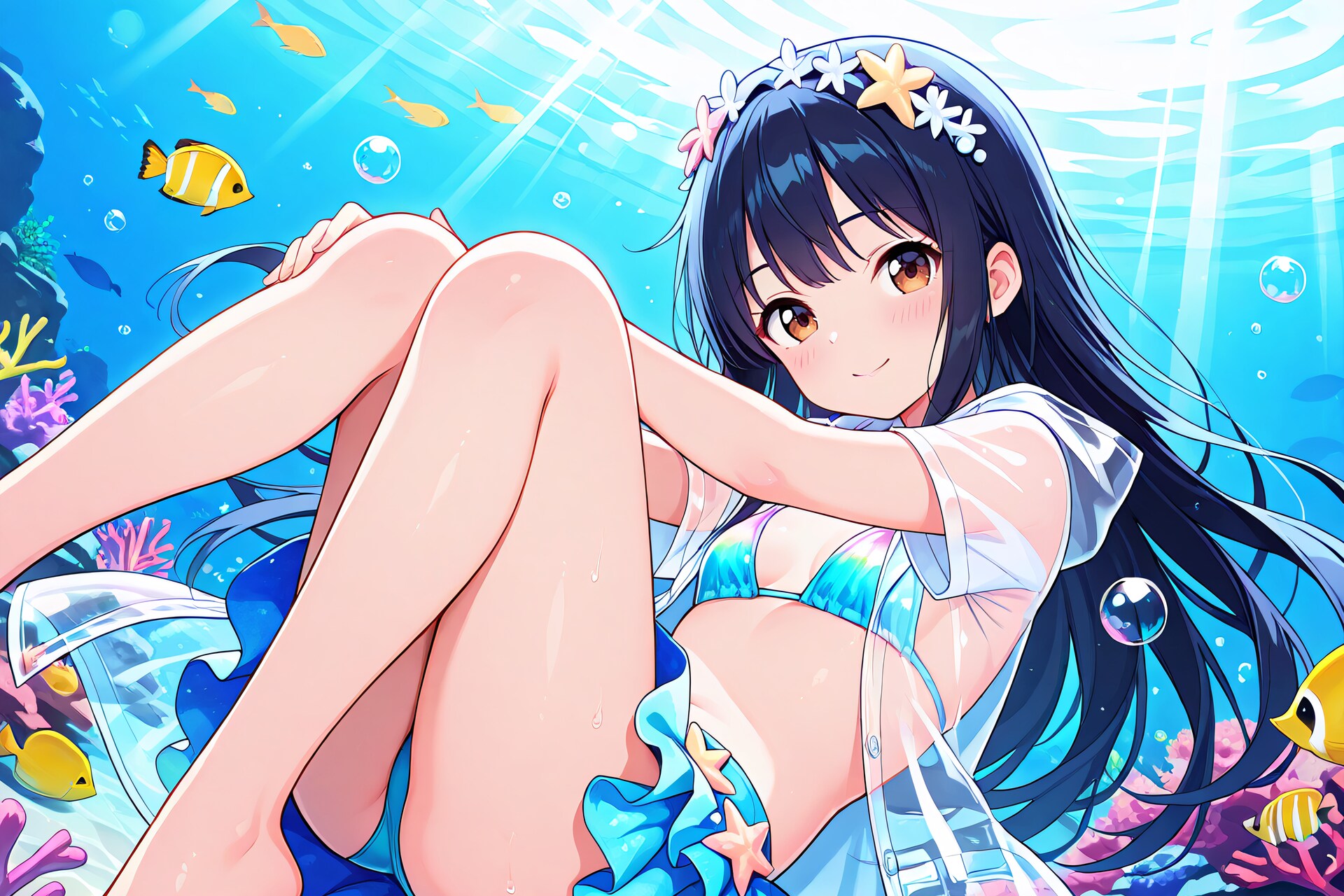 青に溶けて