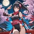 忍者の女の子 2枚目