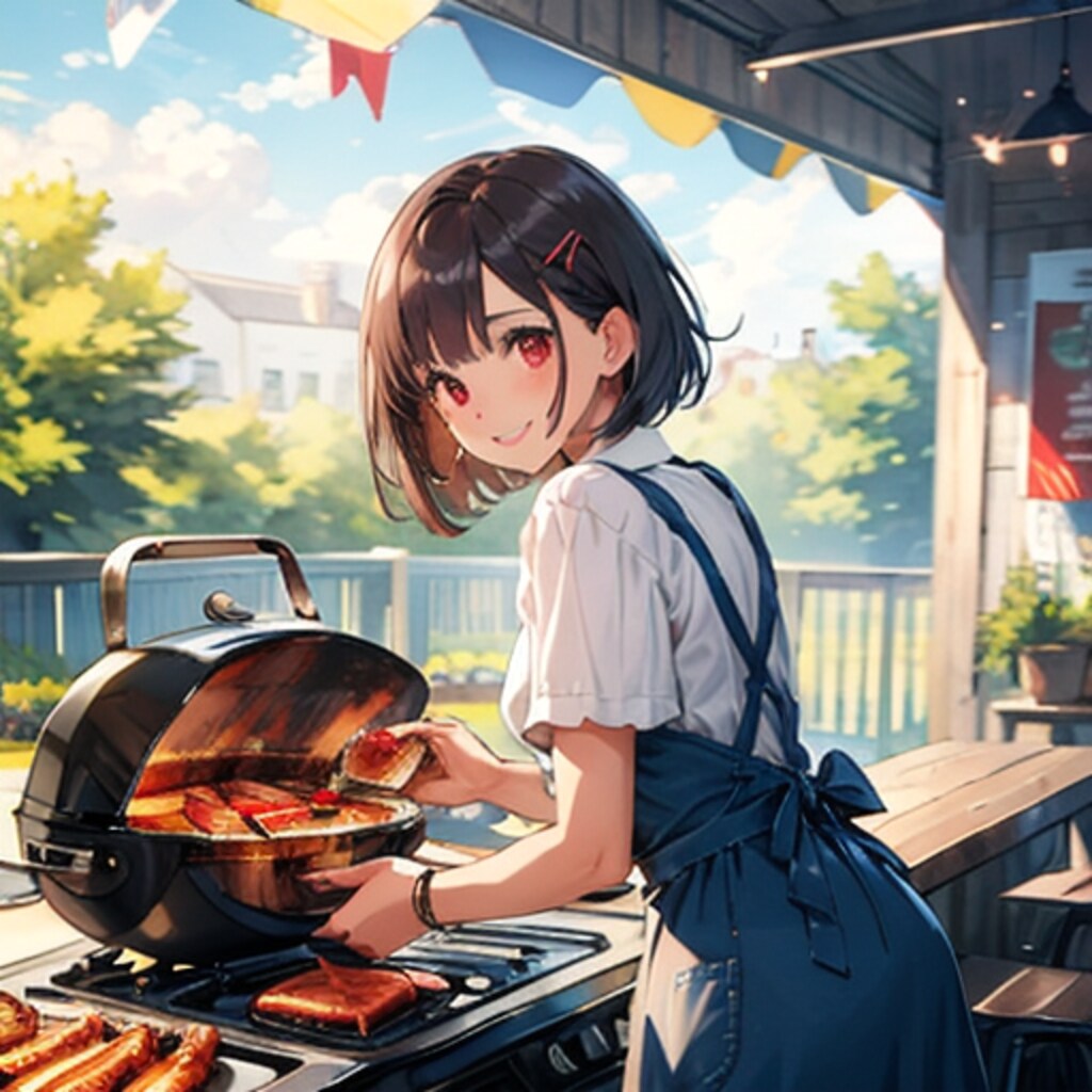 お肉焼きます。