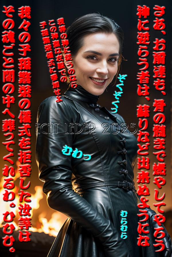 革フェチのカルト宗教のおぞましき儀式