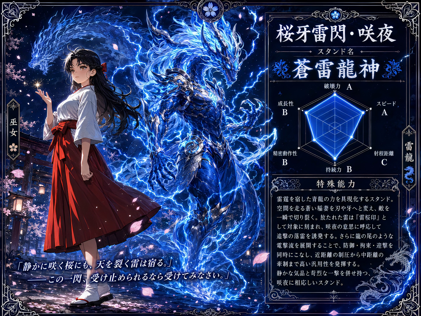 蒼雷龍神 | の人気AIイラスト・グラビア