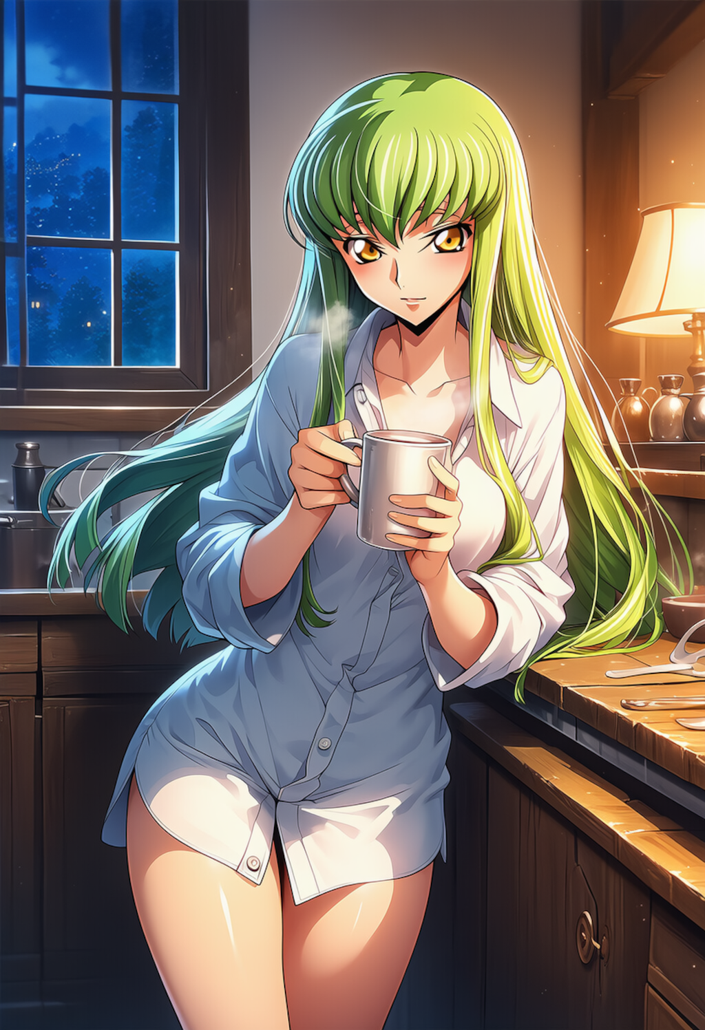 湯気の輪郭 ― Steam-Soft Silhouette