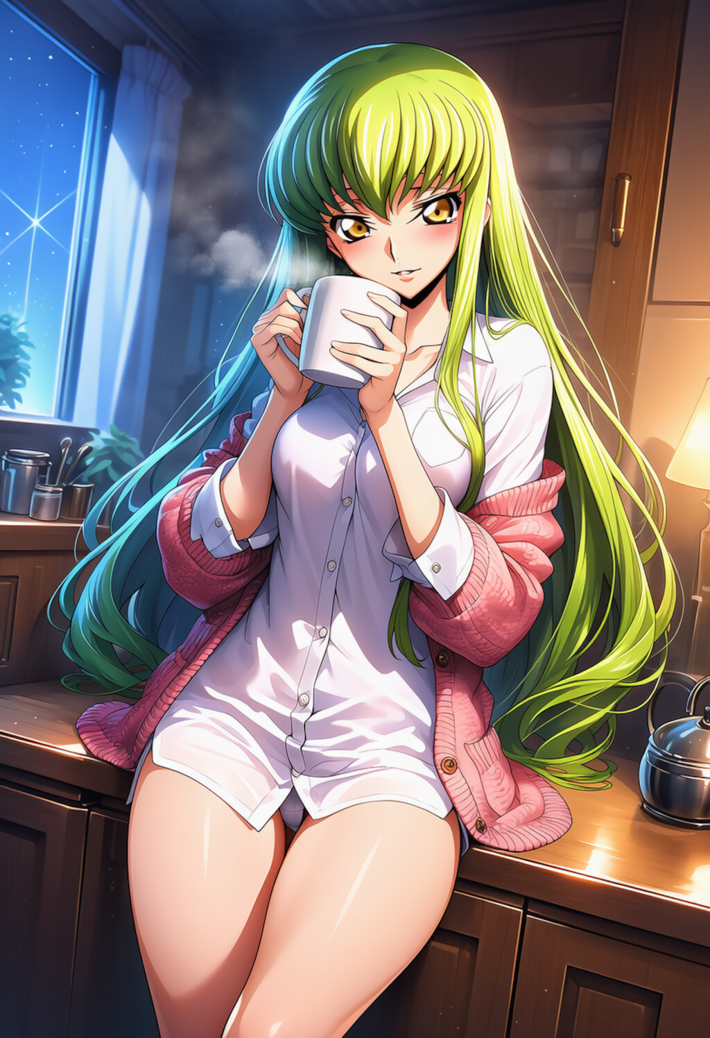 湯気の輪郭 ― Steam-Soft Silhouette