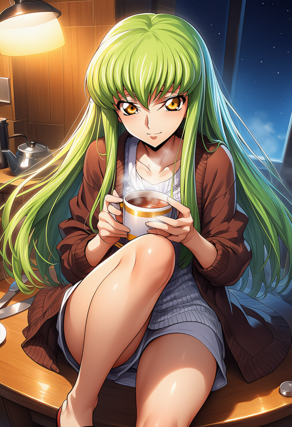 湯気の輪郭 ― Steam-Soft Silhouette