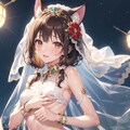 星空と猫耳おんなのこ 3枚目