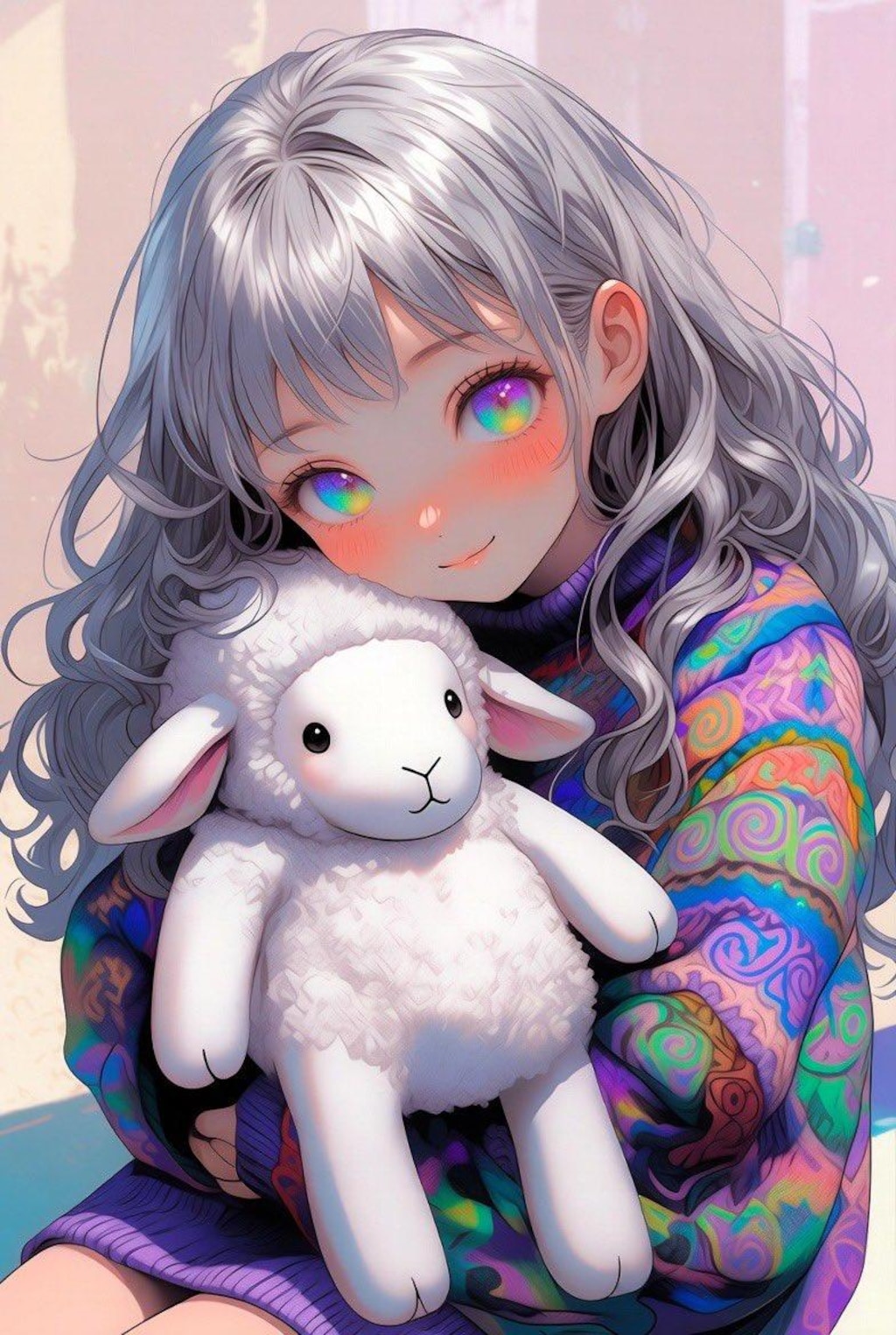 羊のぬいぐるみ