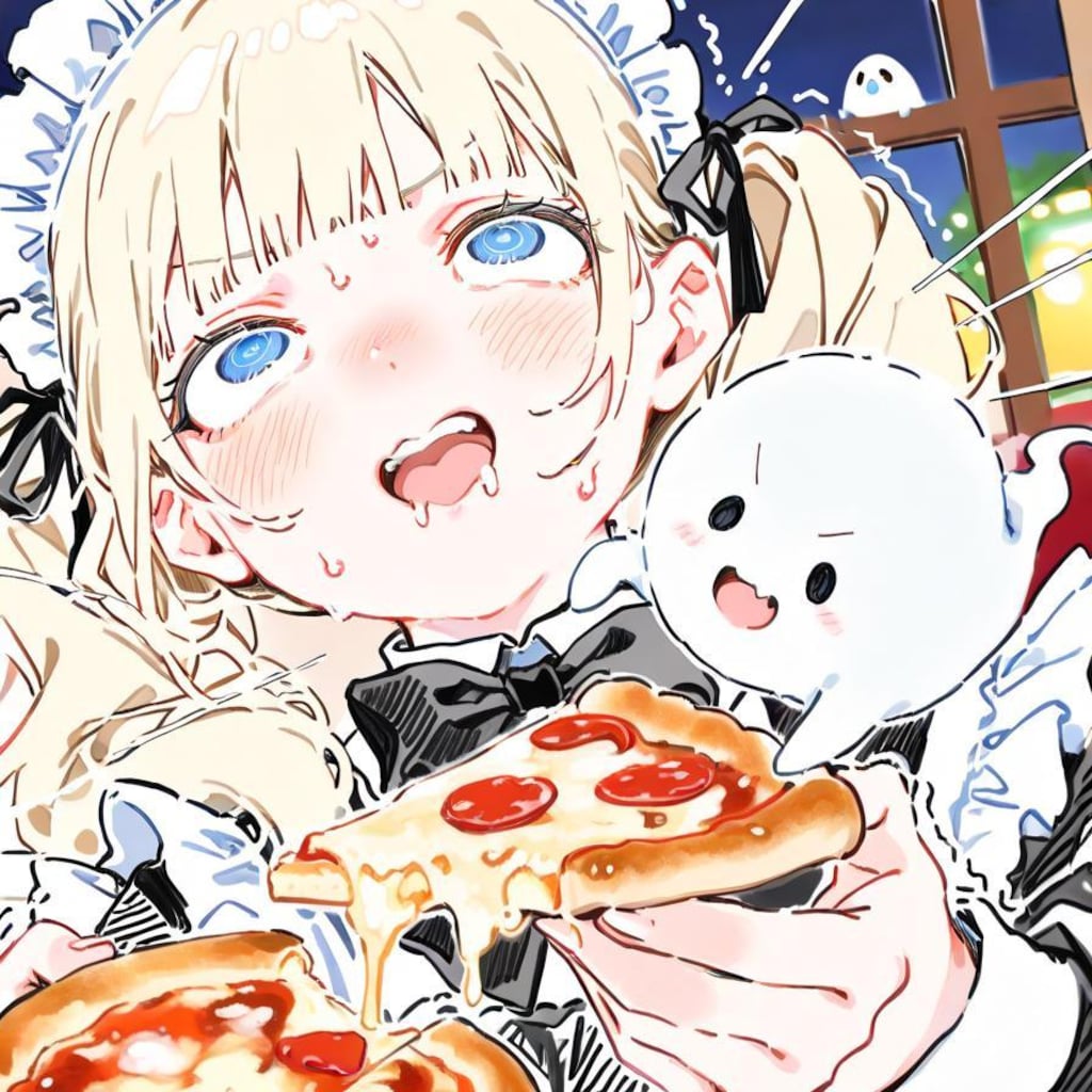 きゅるりんッッ✨✨🍕👻