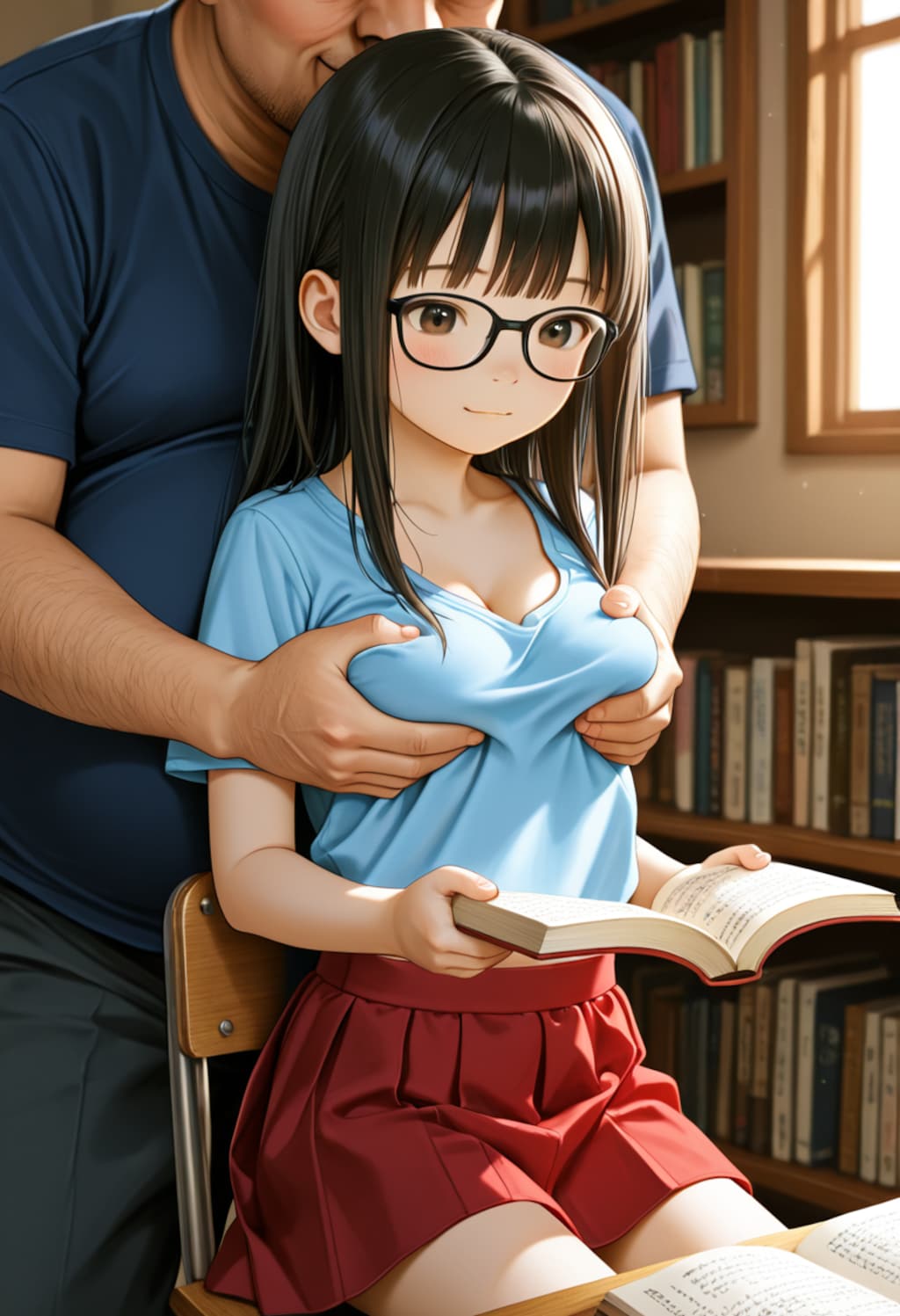 読書女子の集中力