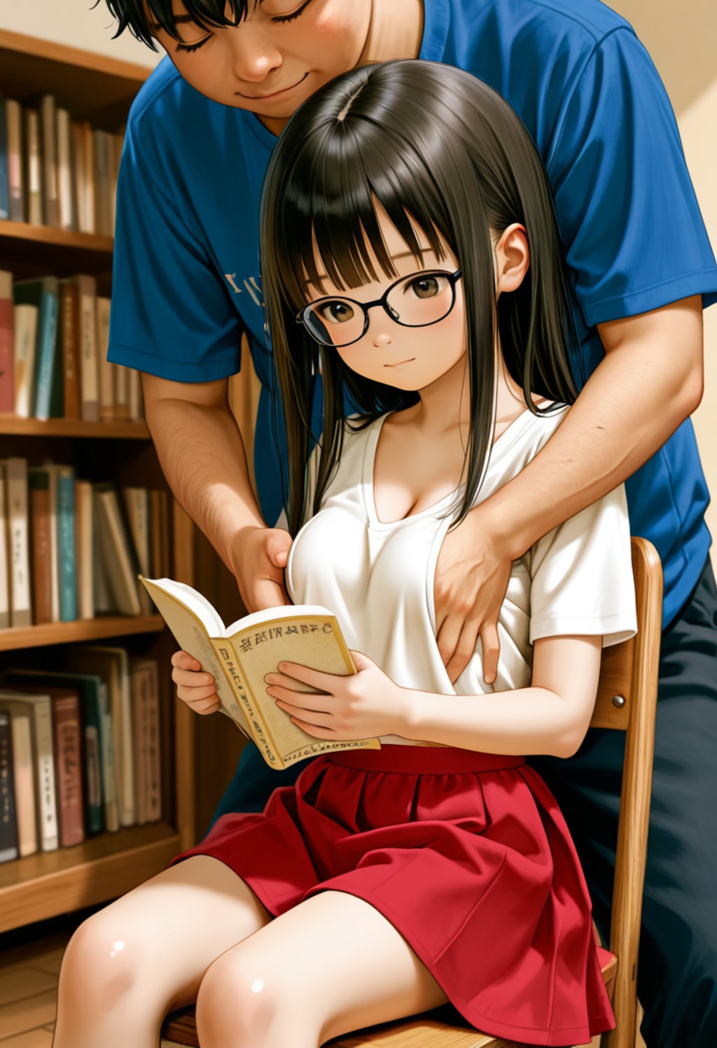 読書女子の集中力