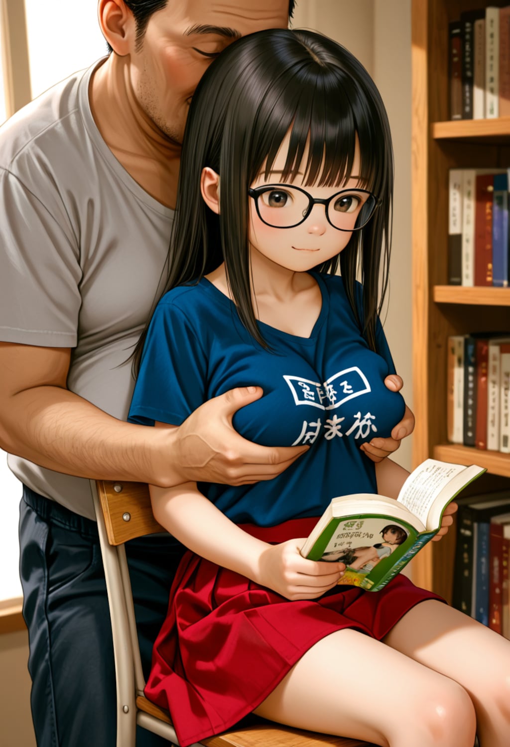 読書女子の集中力