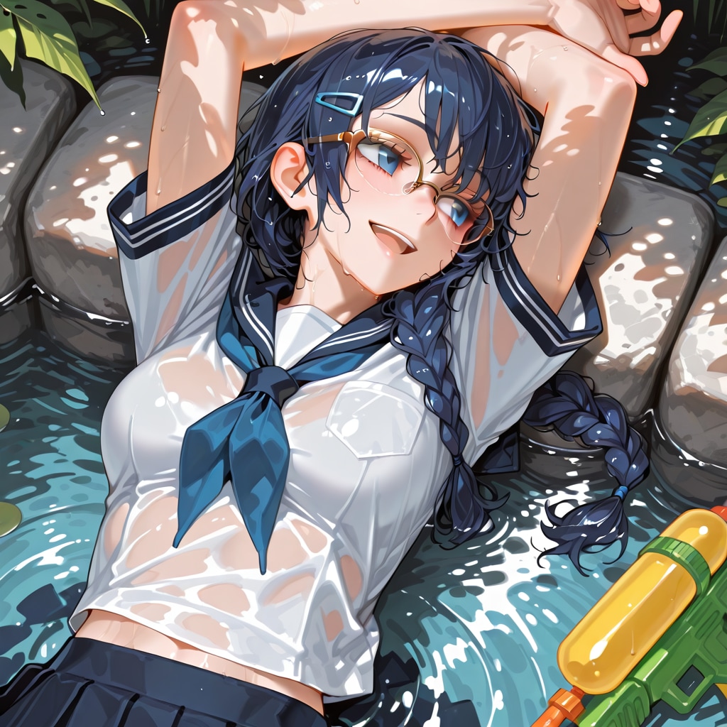 川遊び
