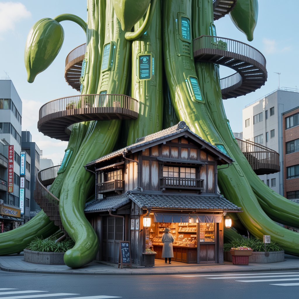 ジャックと豆の木駄菓子屋 | の人気AIイラスト・グラビア