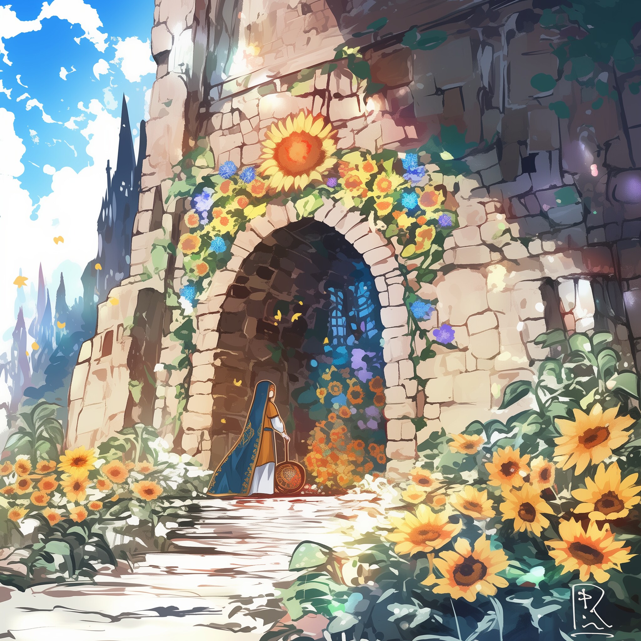 飾り付けられたシェルターの口 | の人気AIイラスト・グラビア