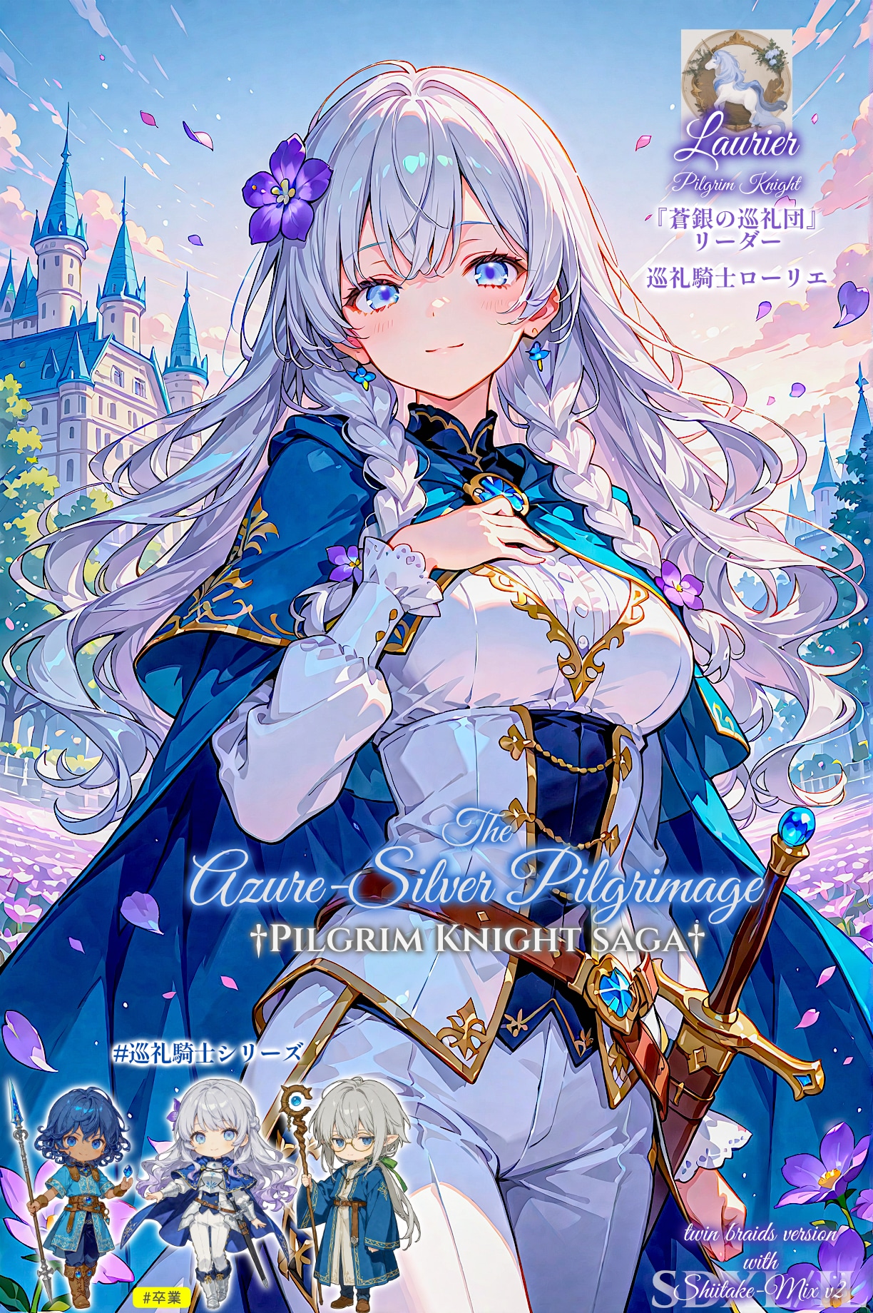 冒険者パーティ『蒼銀の巡礼団』命名！ 【うちの子秘話延長戦】 | の人気AIイラスト・グラビア