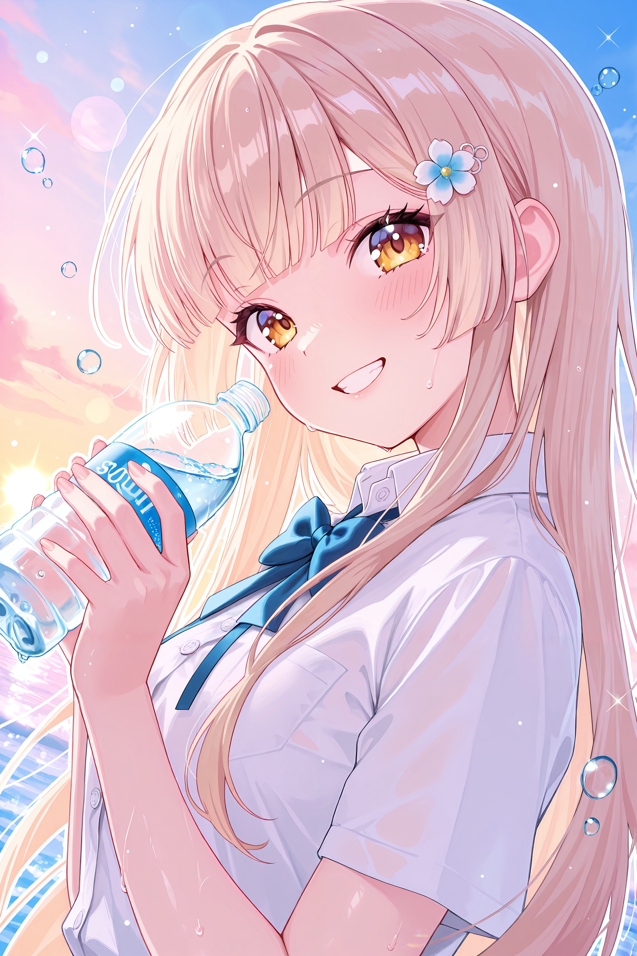 水分補給を忘れずにね♡