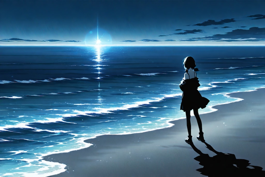 ちょっと、あの光、何？