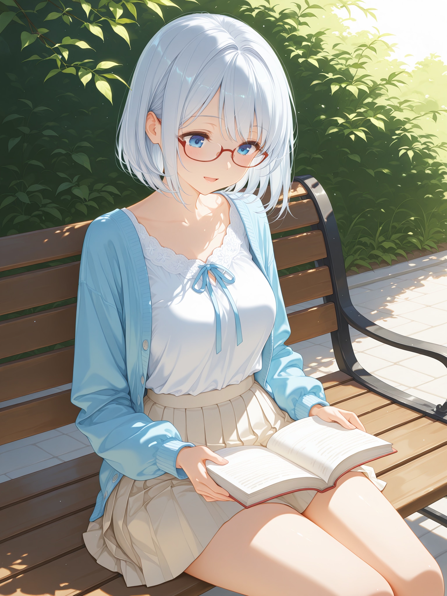 読書する少女