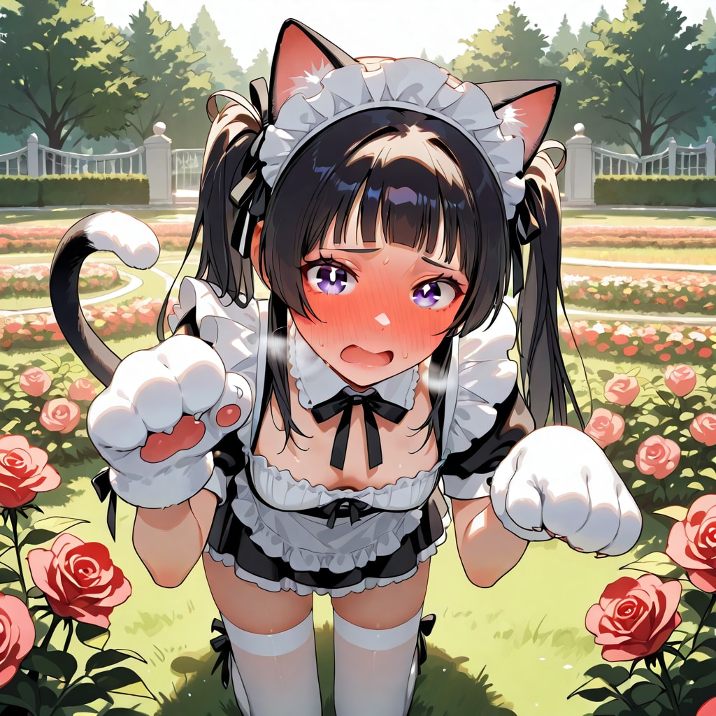 うちのメイドちゃんも、ちち生モデルで生成テスト