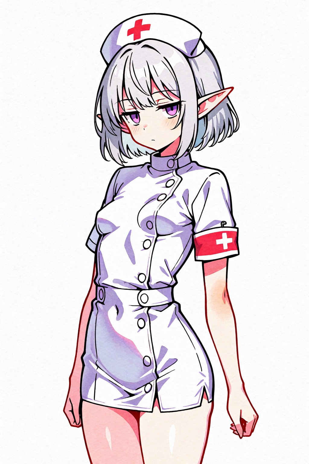 ジト目ナース