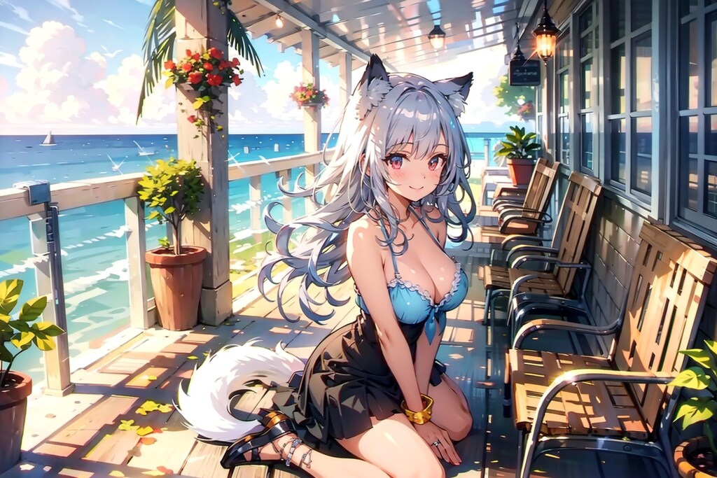 バカンス中のショット