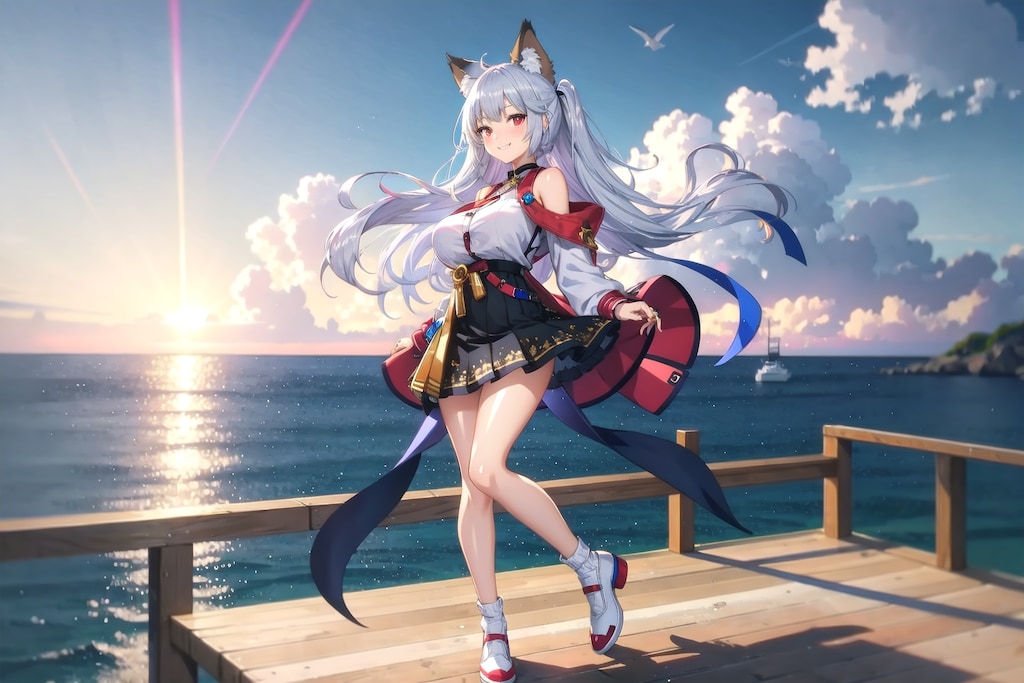 バカンス中のショット