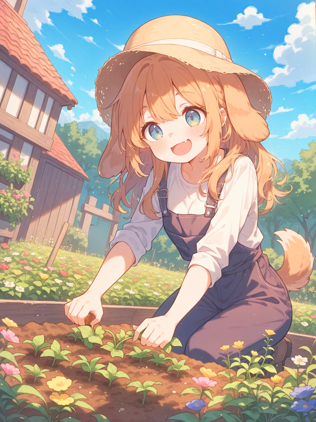 わんこの家庭菜園