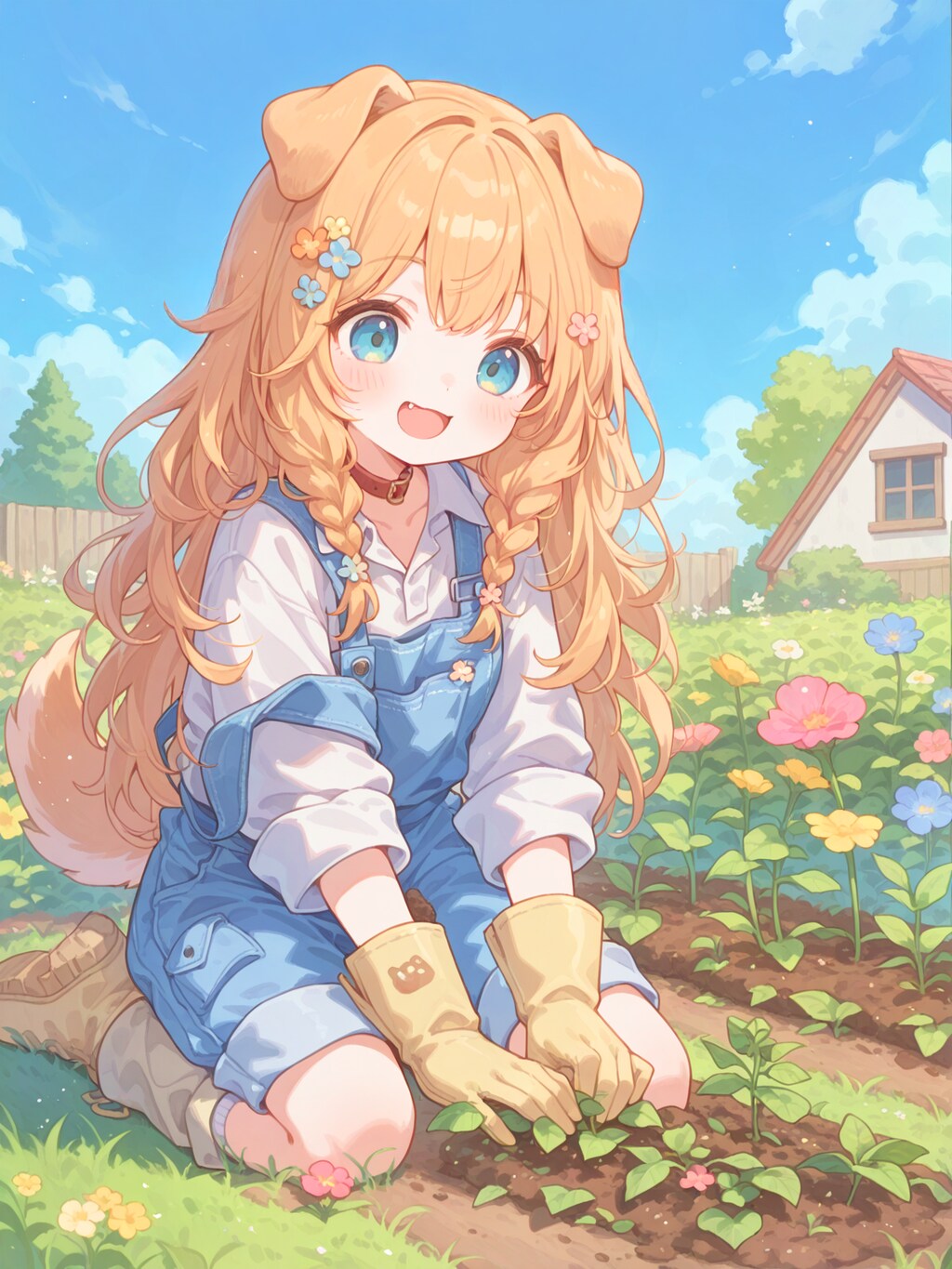 わんこの家庭菜園