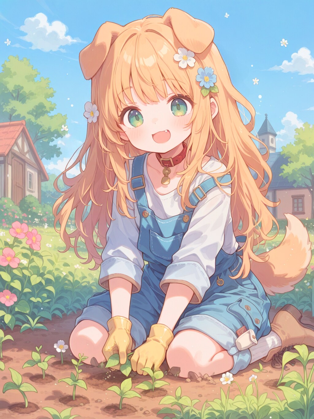 わんこの家庭菜園