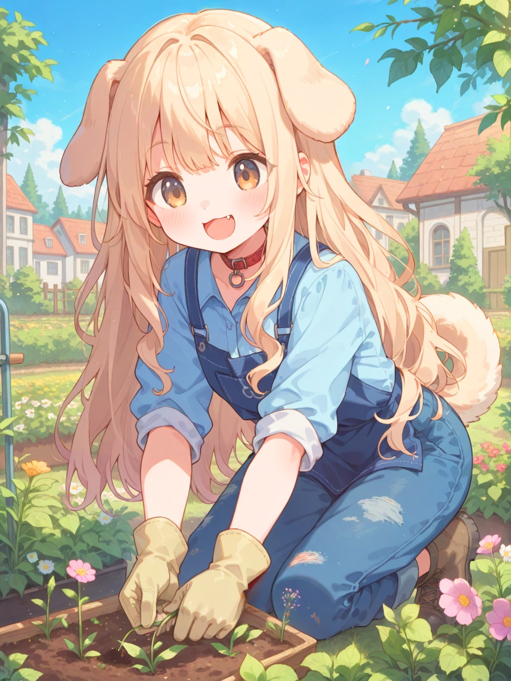 わんこの家庭菜園