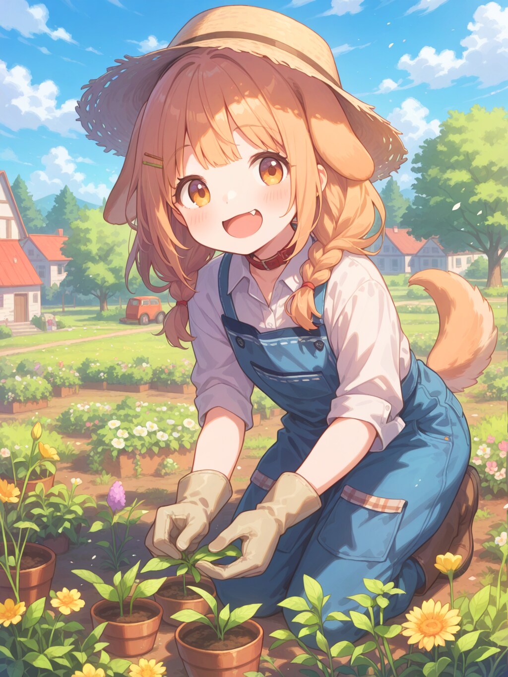 わんこの家庭菜園