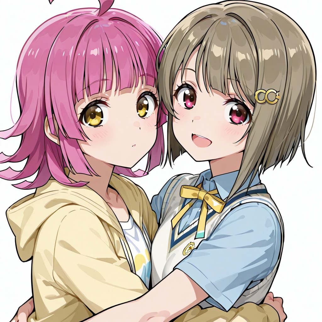 中須かすみ&天王寺璃奈 | の人気AIイラスト・グラビア