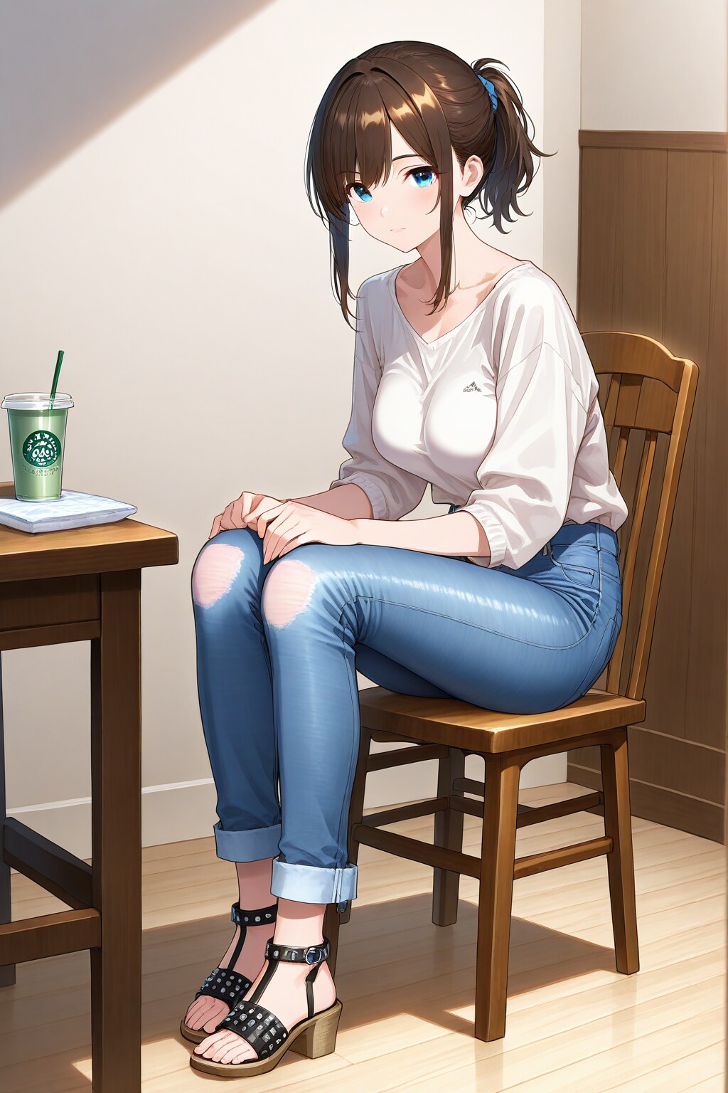 ポツンとお姉さん