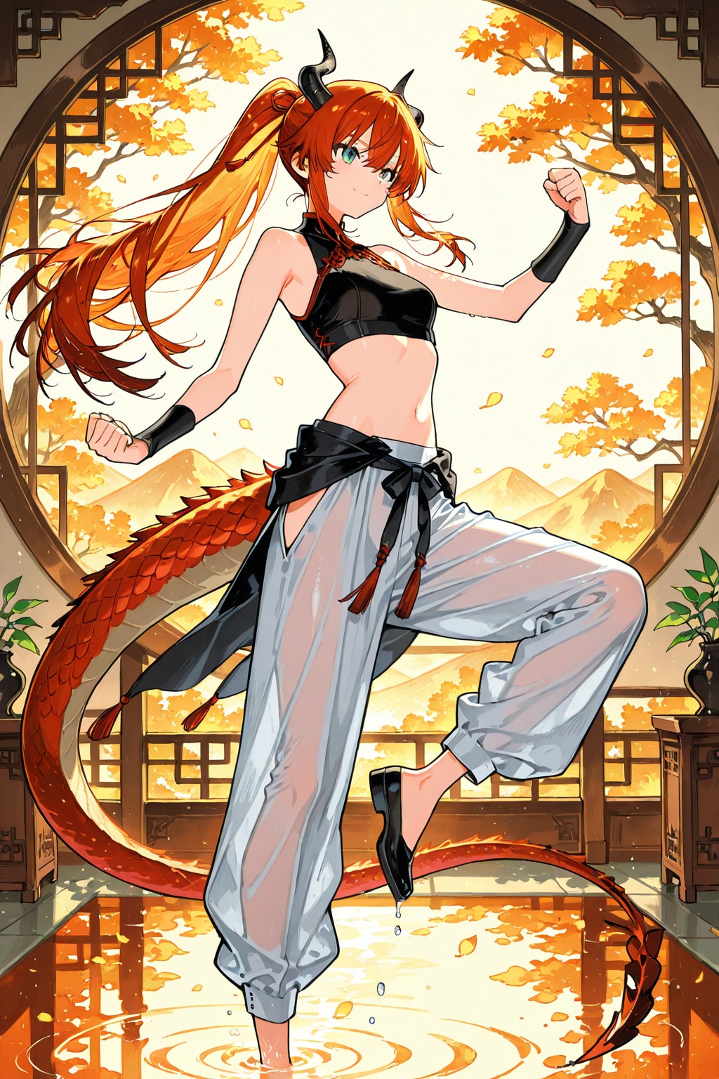 【紅蓮の慈母（スカーレット・ガーディアン）】柔拳のレン（蓮）