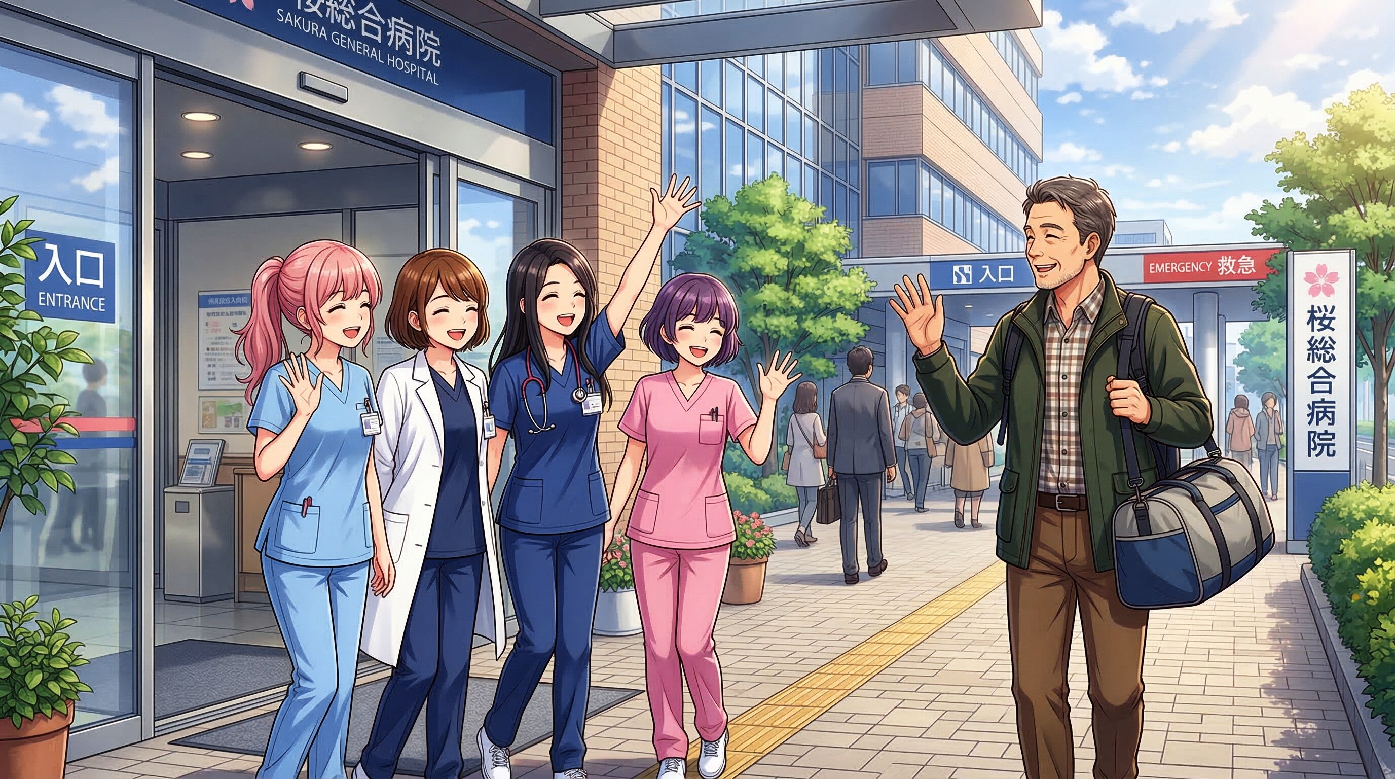 さようなら(^^)/　またのお越しをお待ちしてます♡ | の人気AIイラスト・グラビア