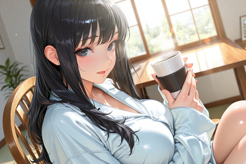 「おはよ♡」