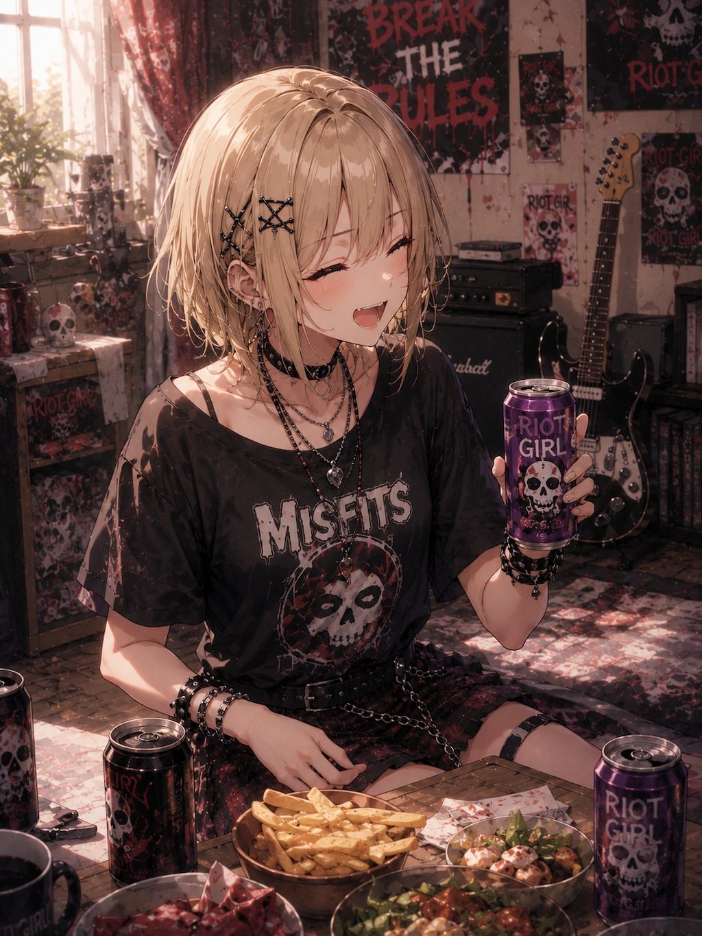 大学生ガールズバンド　金髪　キーボード　奏恵ちゃん