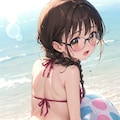 フリフリ水着と桃尻委員長ちゃん 3枚目