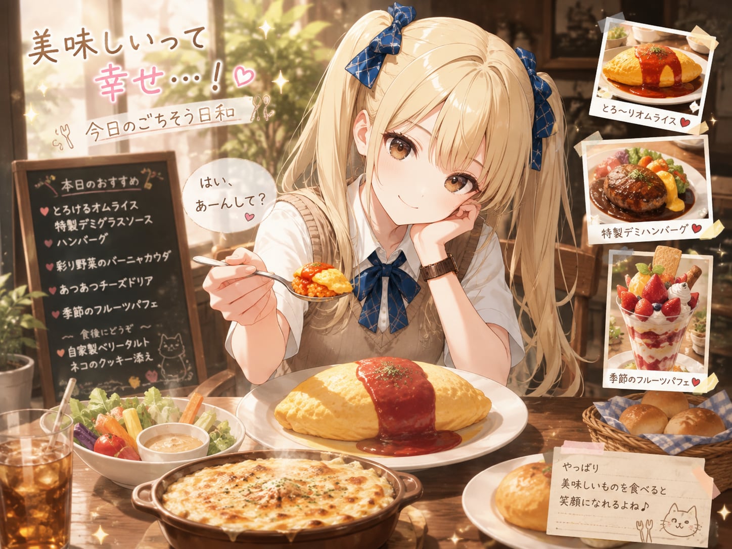 ご馳走日和💕 | の人気AIイラスト・グラビア